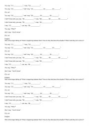 English Worksheet: Hello, goodbye