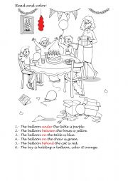 English Worksheet: Prepositions