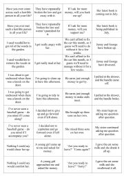 English Worksheet: Paraphrasing task (phrasal verbs)