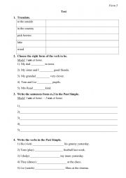 English Worksheet: Free time in the country