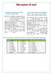 English Worksheet: queen