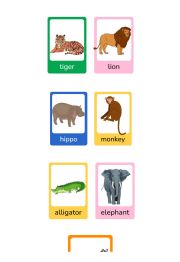 English Worksheet: Animals