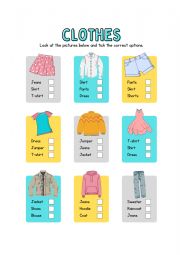 Clothes Activity