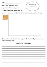 English Worksheet: Imperative Verbs