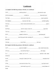 English Worksheet: Conditional test 2