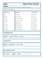 English Worksheet: English 5th grade