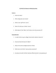 English Worksheet: Supernatural: pilot episode questions