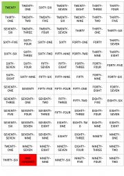 English Worksheet: Trace the numbers