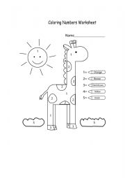 English Worksheet: The colors 