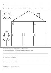 My house worksheet