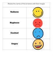 Relate the emotions