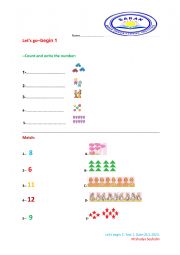 English worksheet: Let�s go 4 unit 3,4