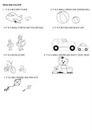 English Worksheet: Big and small
