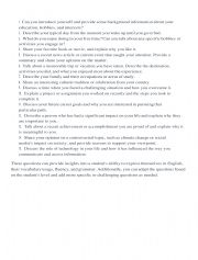 English Worksheet: Questions about engligh level