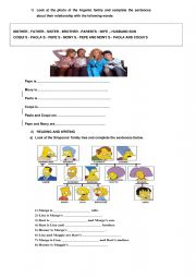English Worksheet: possessive  case