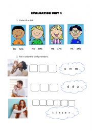 English Worksheet: COREFO ENGLISH - EVALUATION UNIT 1