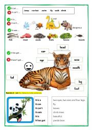 English Worksheet: DESCRIBING ANIMALS_ZOOTOPIA_PART 2