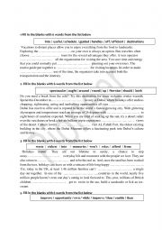 English Worksheet: 8th form module 4