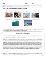 English Worksheet: Future Forms (Present Simple, Present Continuous, Be Going To, Future Simple)