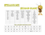 English Worksheet: Spelling Words