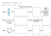 English Worksheet: Replace 