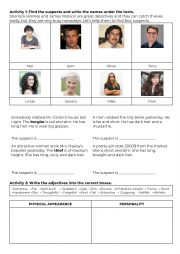 English Worksheet: Physical App
