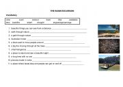 English Worksheet: Geographical Features Vocabulary Worksheet (Australia)