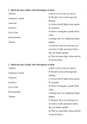 English Worksheet: cinema