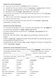 English Worksheet: comparatives and superlatives