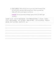 English Worksheet: PAST SIMPLE