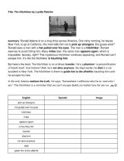 English worksheet: The Hitchhiker