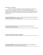 English Worksheet: reading