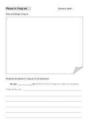 English Worksheet: places