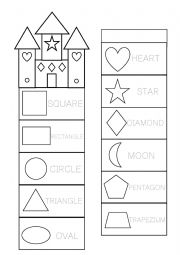 English Worksheet: Shapes