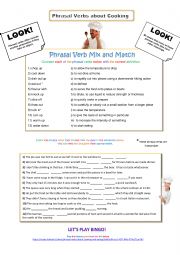 Phrasal Verbs about Cooking