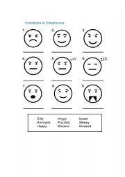 emotions worksheet 