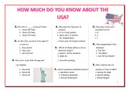 How much do you know about the USA? QUIZ