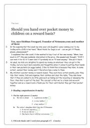 English Worksheet: end of term test 1 9th form Tunisian schools