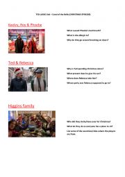 English Worksheet: TED LASSO 2x4 - Carol of the Bells 