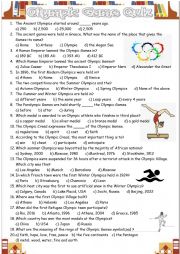 Olympic Quiz and Vocabularies