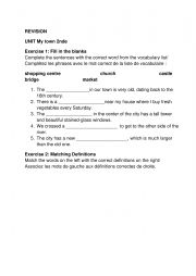 English Worksheet: control work