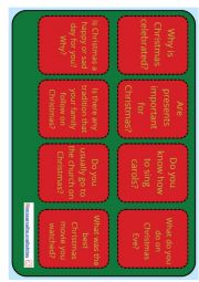 English Worksheet: Christmas Board Game - part 2
