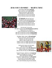 English Worksheet: We�re going to be friends - The white stripes