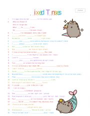 English Worksheet: Mixed Tenses