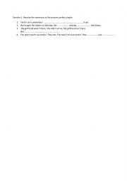 English Worksheet: Present Simple and continuous