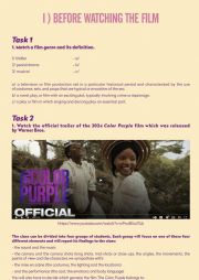 The Color Purple Movie 1 Trailer