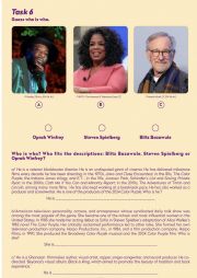 English Worksheet: The Color Purple Movie 5 Who is Who 