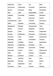 English Worksheet: Word Game