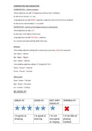 English Worksheet: Comparative and superlative grammar