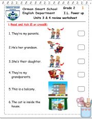 Possessive adjectives and pronouns review 
